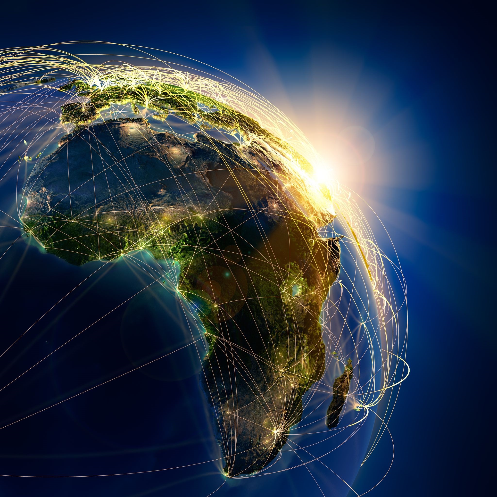 Africa-world-connected